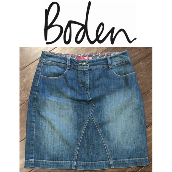 Boden Dresses & Skirts - Boden•Denim Jean Skirt•Size 8